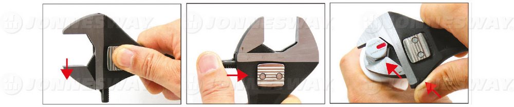 Ключ разводной реечный L-200 мм, 0-24 мм Jonnesway W27AK8